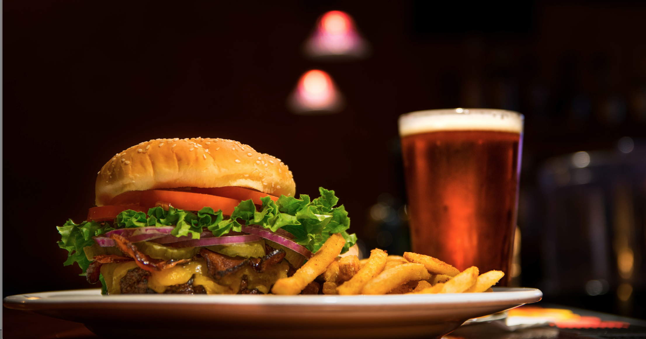 Burger And Beer PNG - 159096