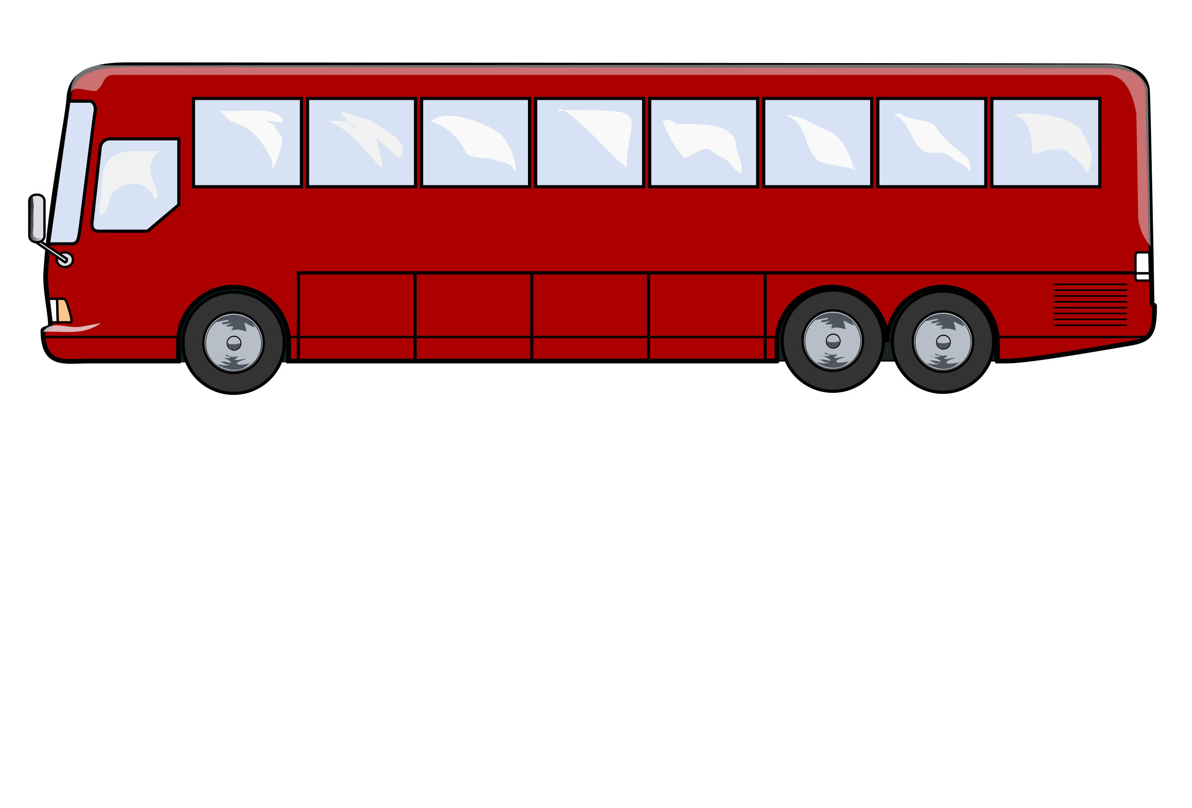 Bus PNG Side View - 87289
