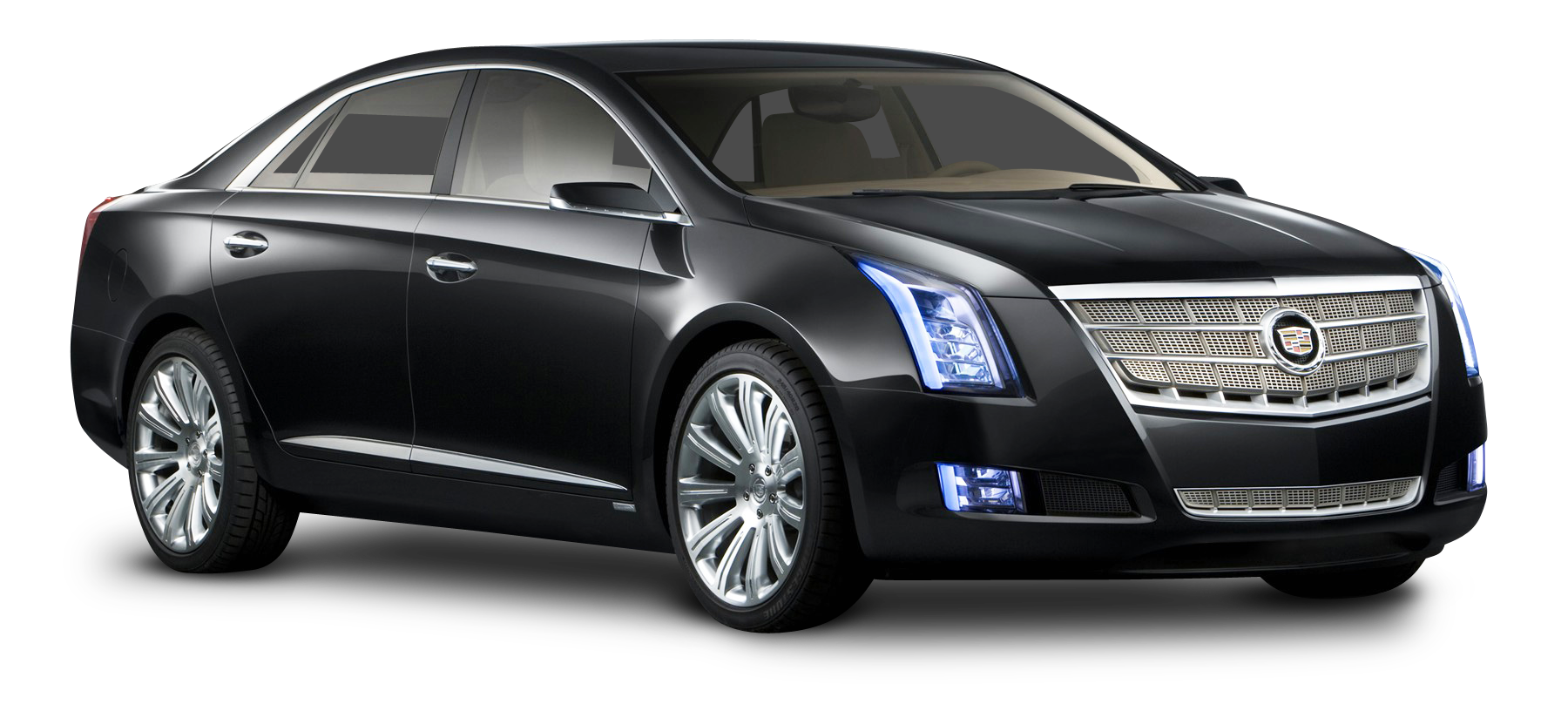 Cadillac XTS Black Car PNG Im