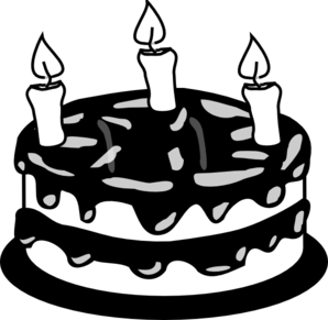 Cakes PNG Black And White - 149687