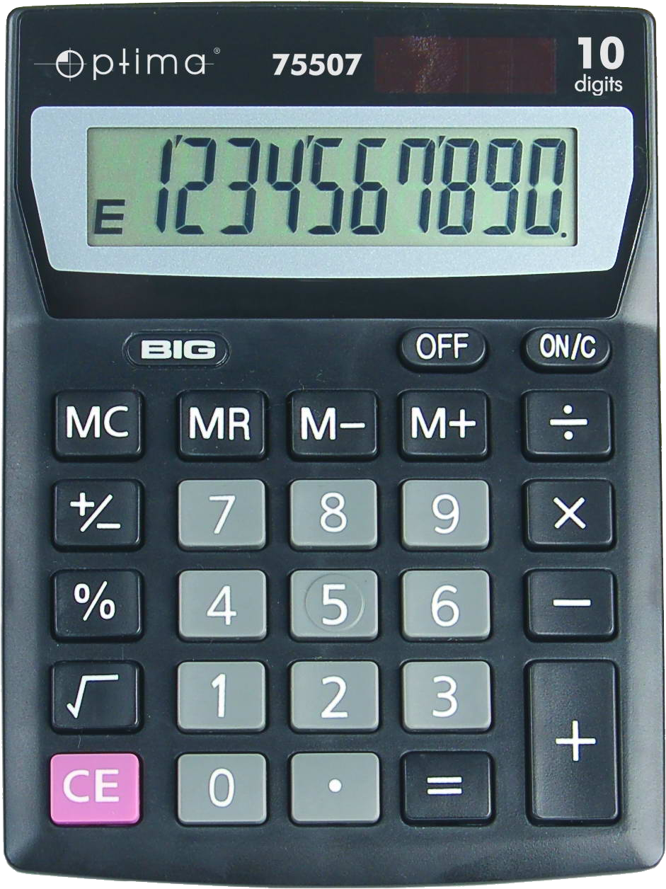 Calculator White Background H