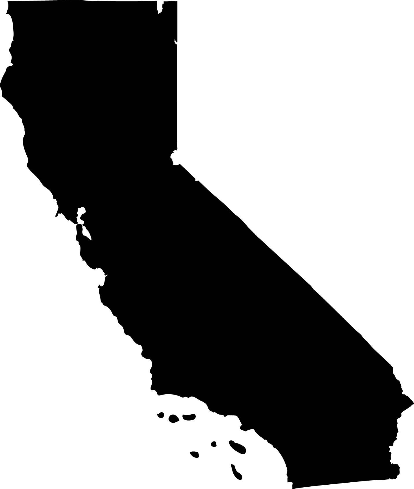 California Map PNG - 144901