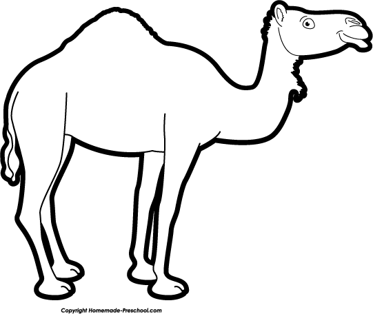 Camel PNG Black And White - 144840
