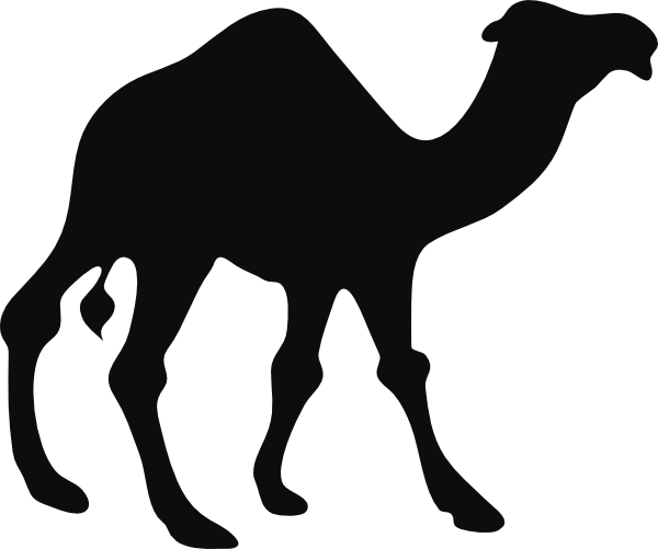 Camel Clipart Black And White