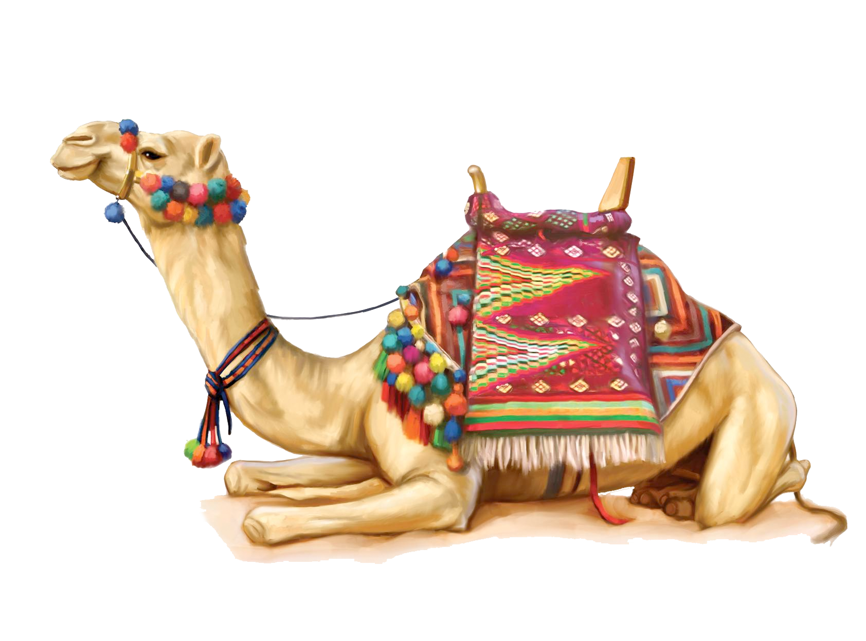 Camels In The Desert PNG - 145587