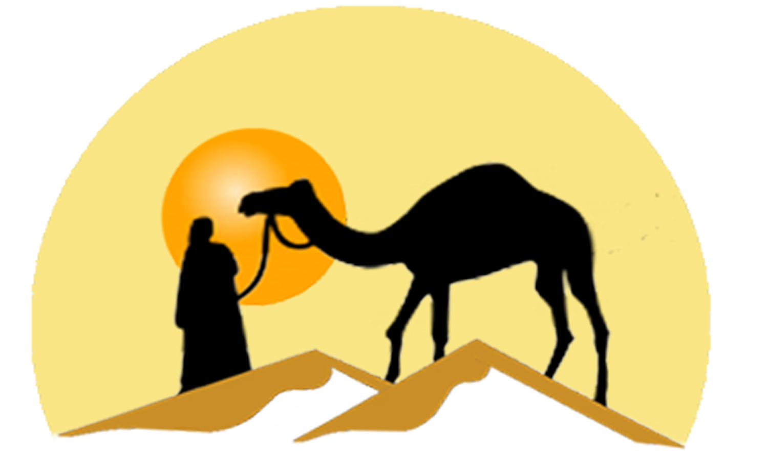 Camels In The Desert PNG - 145581