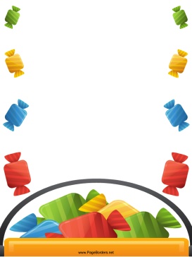 Candy PNG HD Border - 123696