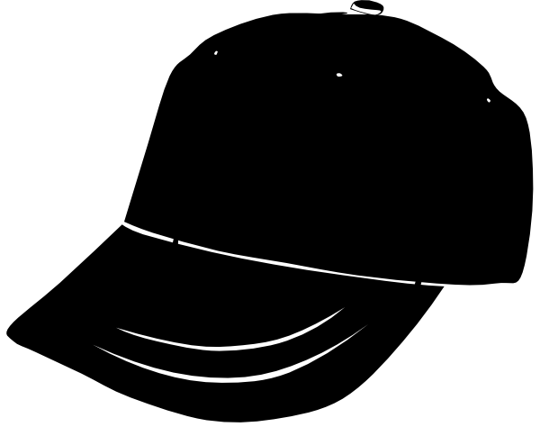 Cap PNG Black And White - 170447