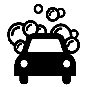 Car Wash PNG Black And White - 162164