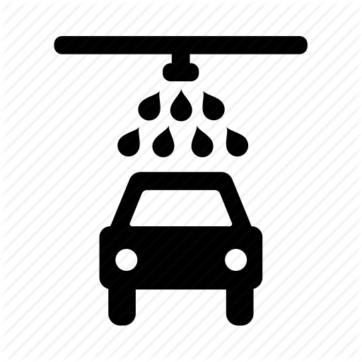 Car Wash PNG Black And White - 162176