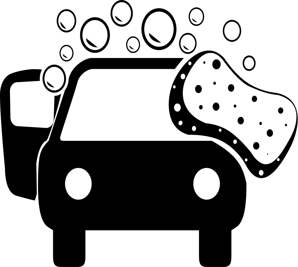 Car Wash PNG Black And White - 162166