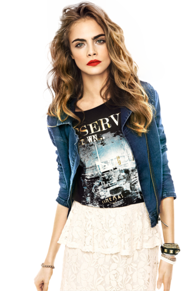 Cara Delevingne PNG 2015 by W
