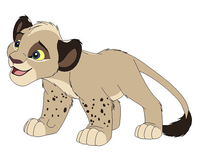 Cartoon Lion Cub PNG - 161378