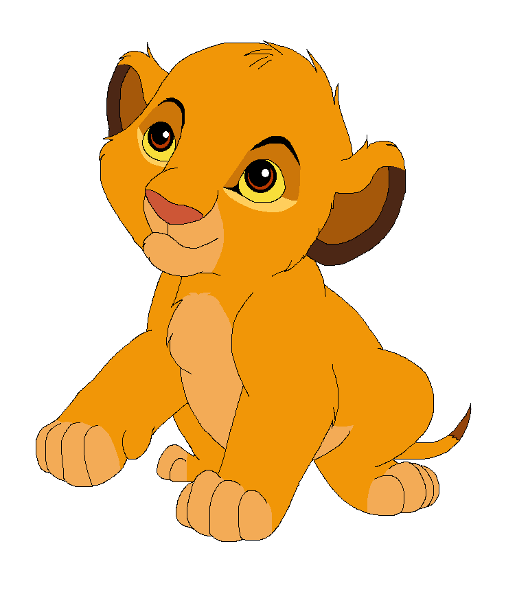 Cartoon Lion Cub PNG - 161369