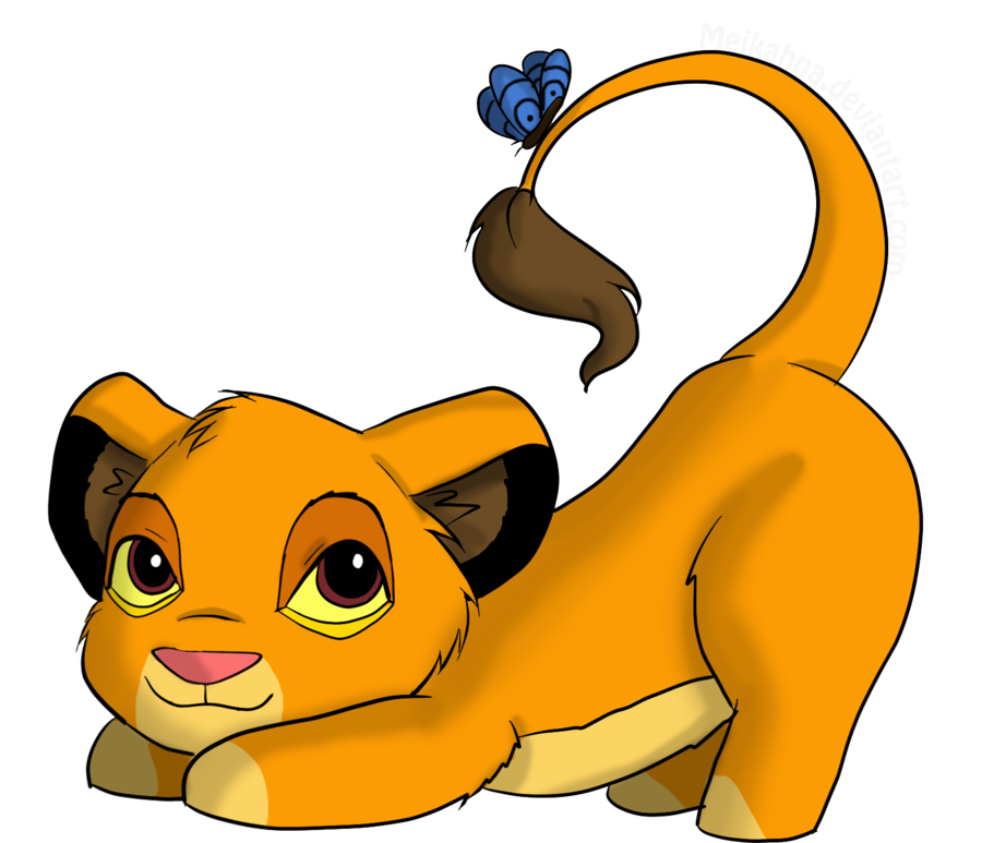 Cartoon Lion Cub PNG - 161386