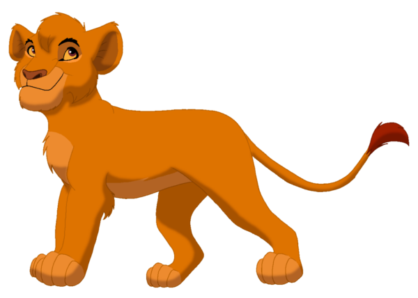 Cartoon Lion Cub PNG - 161387