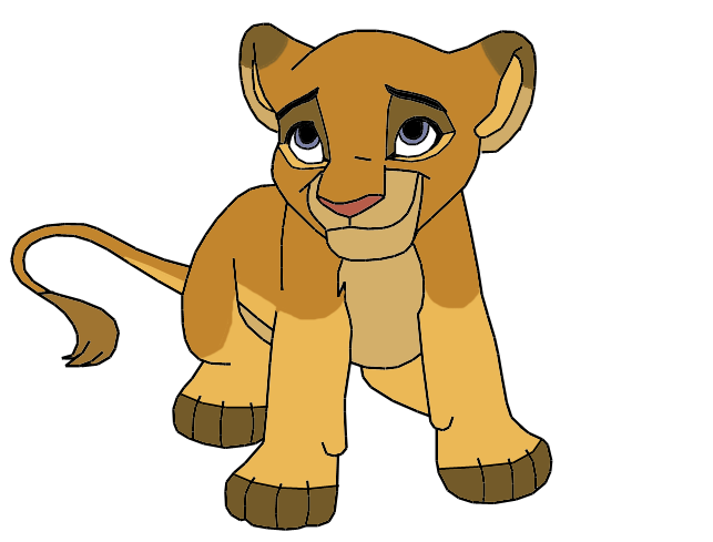 Cartoon Lion Cub PNG - 161370