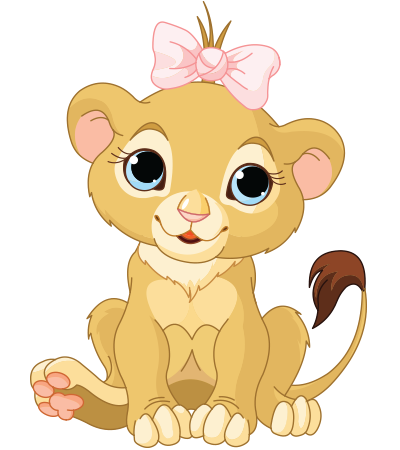 Cartoon Lion Cub PNG - 161385