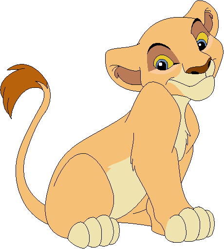 Cartoon Lion Cub PNG - 161379