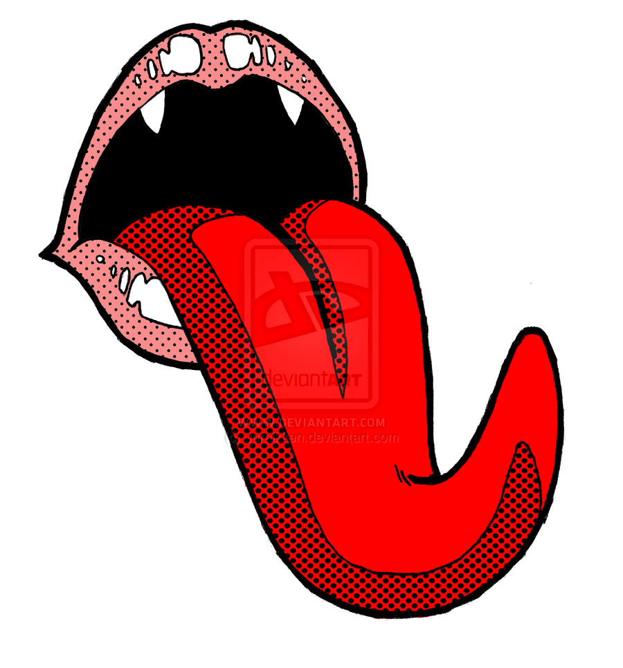 Cartoon Tongue PNG - 59914