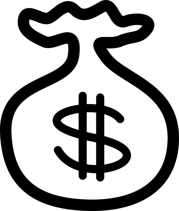 Cash PNG Black And White - 156649