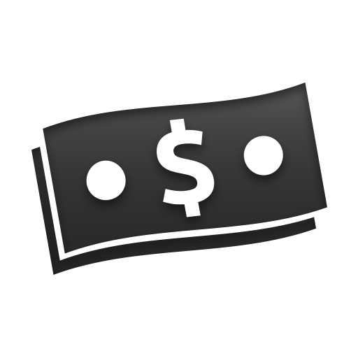 Cash PNG Black And White - 156652