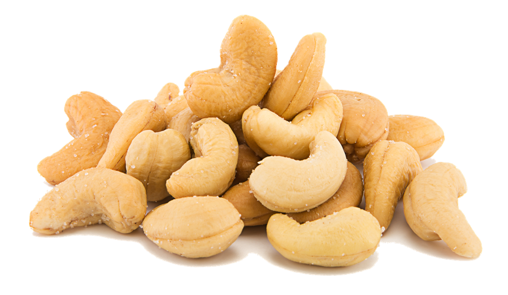 Cashews are high in calories.