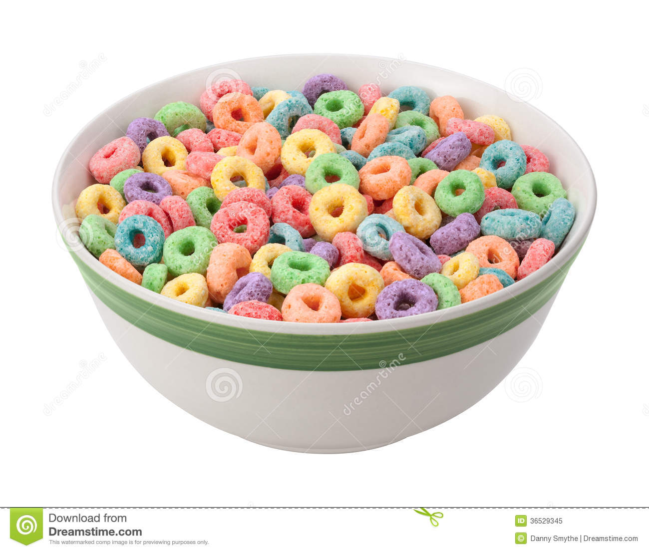 Multicolored Fruit Cereal Cer