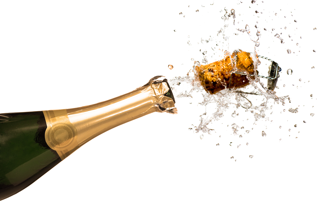 Champagne Popping PNG Clipart