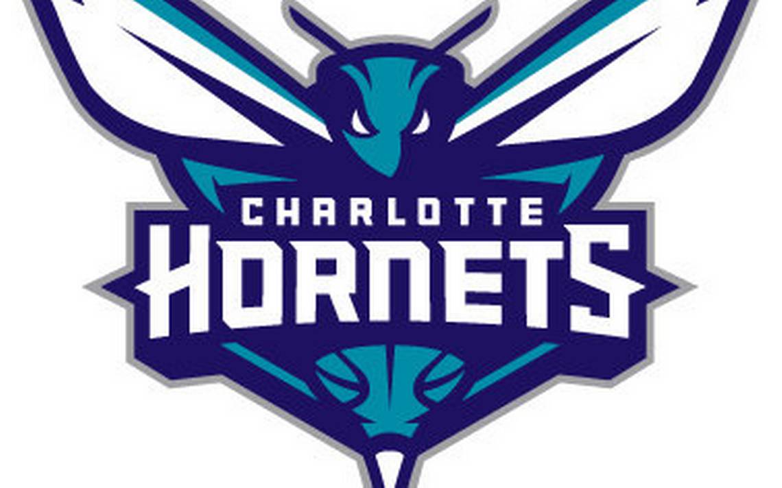Charlotte Hornets logo black 