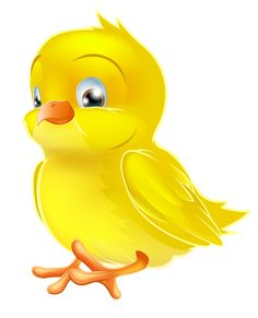 Painted Yellow Easter Chick P
