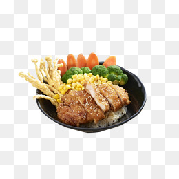fried chicken rice, Chicken R