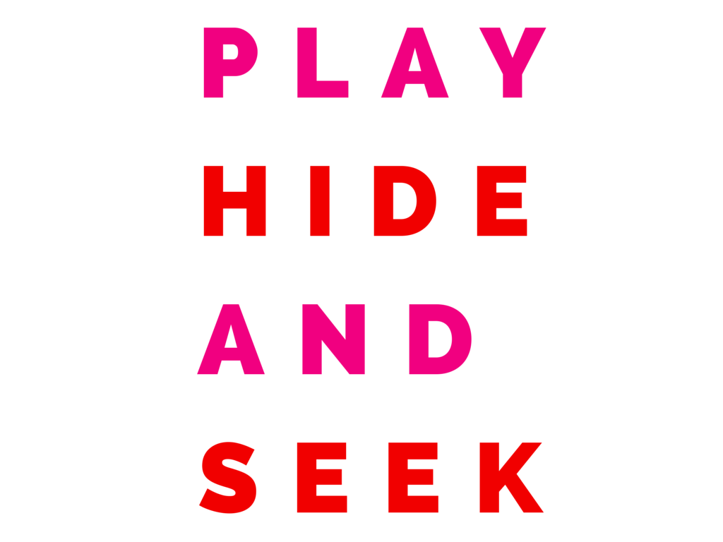 Boy who plays hide and seek F