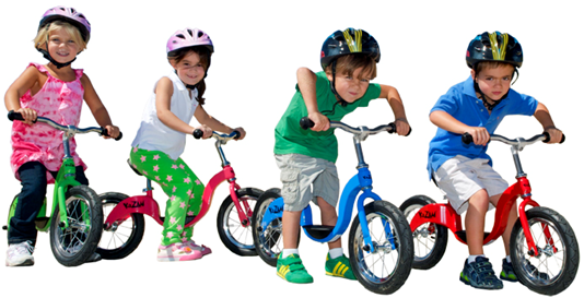 Bike silhouette for kids, Bik