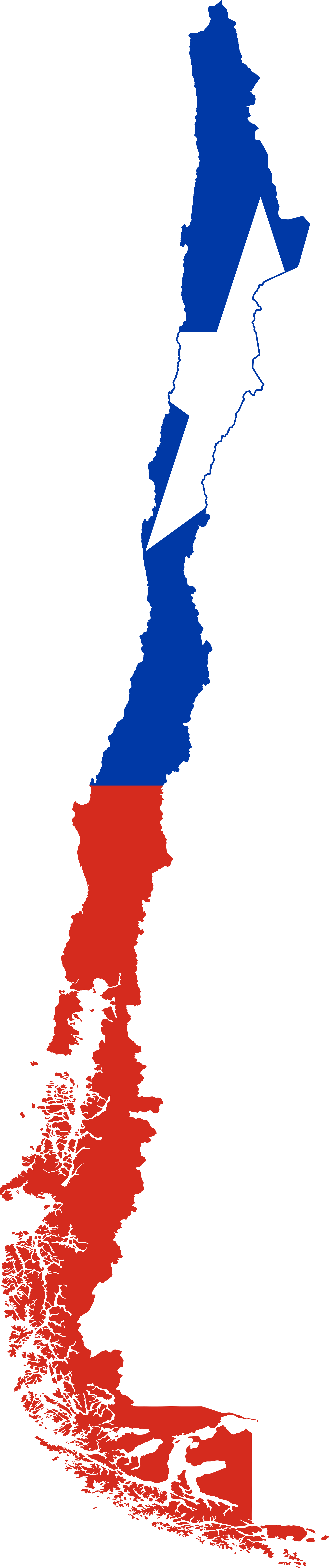 Click on the Chile Flag Map P