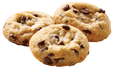 Chocolate Chip Cookies PNG HD - 124016