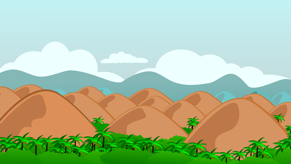 Chocolate Hill PNG Black And 