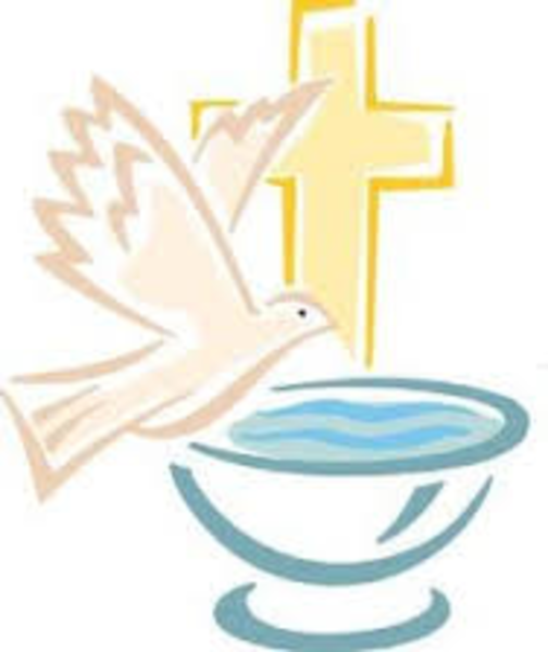 Cross Blue - Baptism / Christ