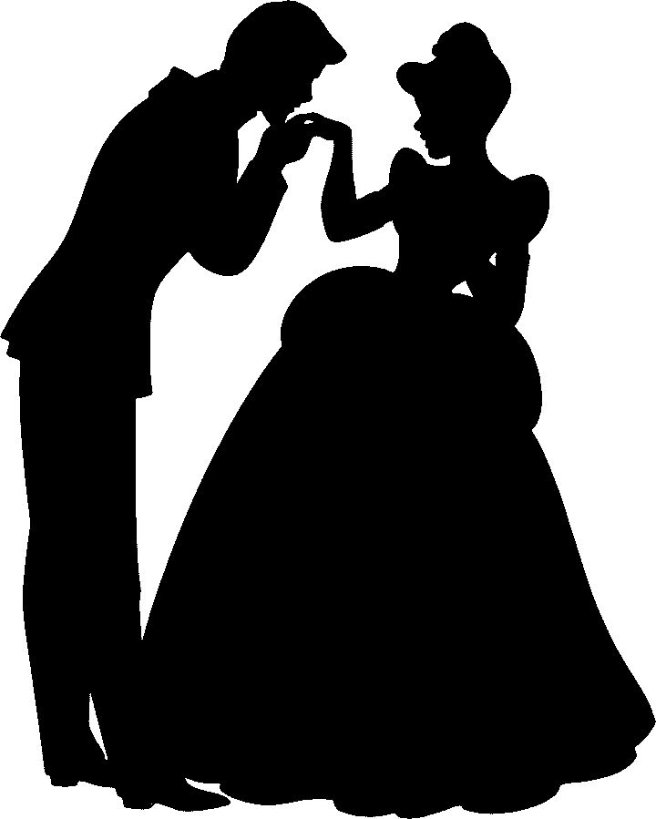 Cinderella Silhouette Poster 