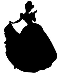 Cinderella Silhouette PNG HD