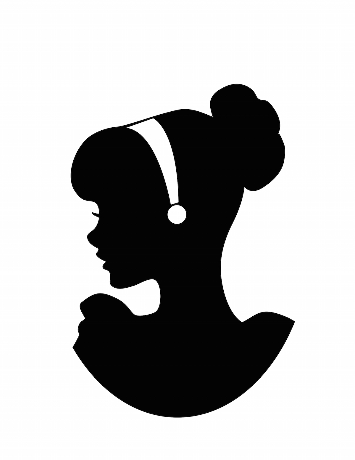 Cinderella Silhouette PNG HD - 125721