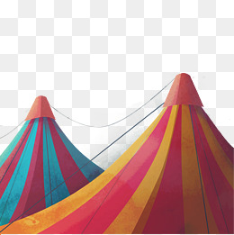 Color circus tent vector mate