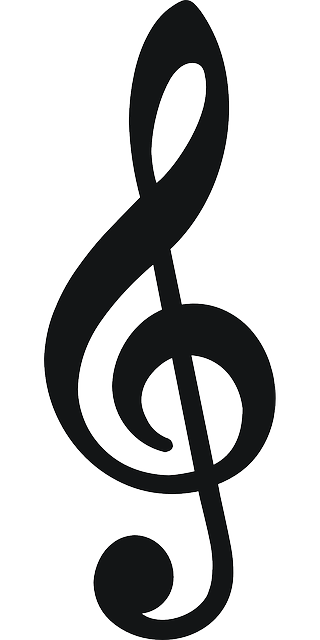 G clef musical note