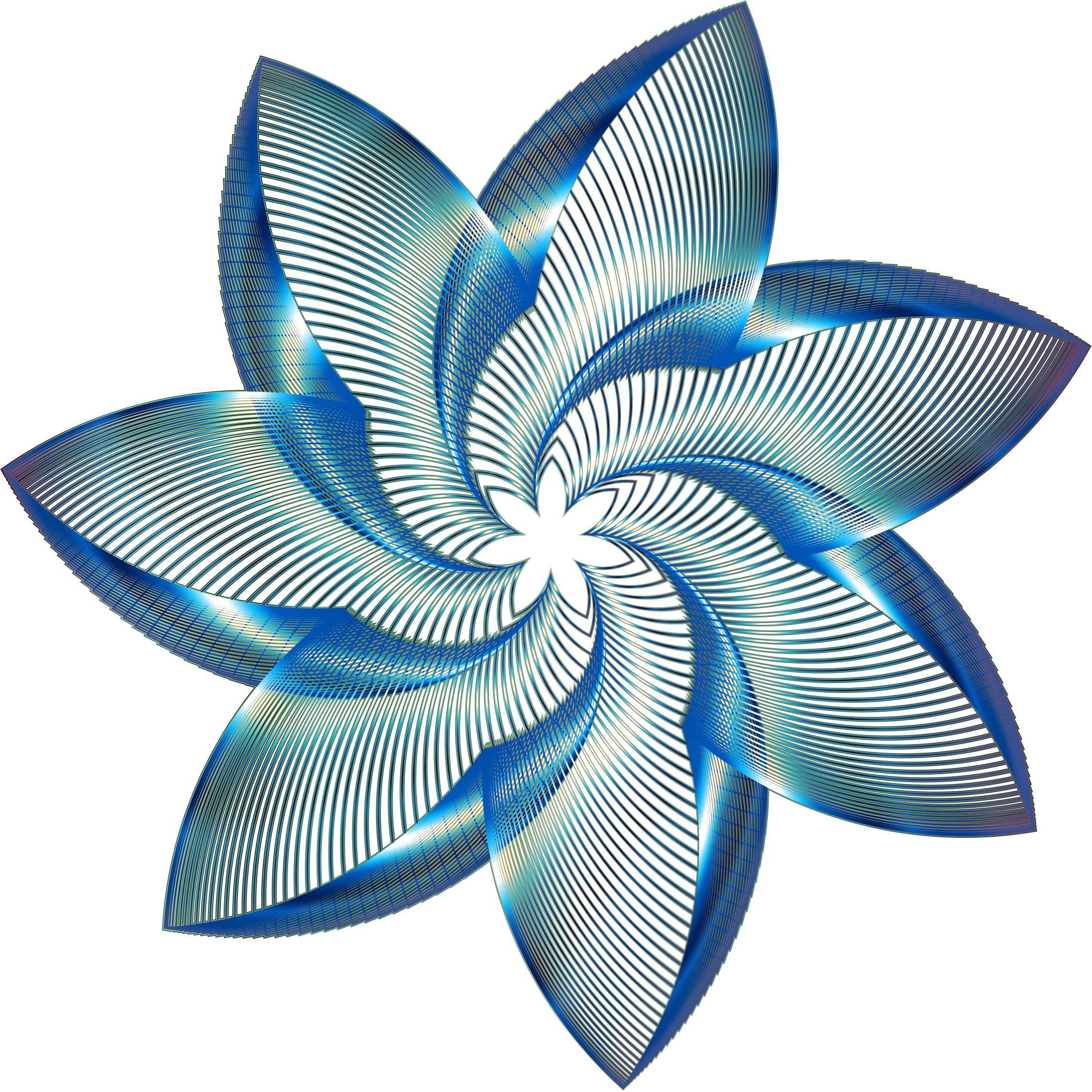 Clipart - Prismatic Flower Li