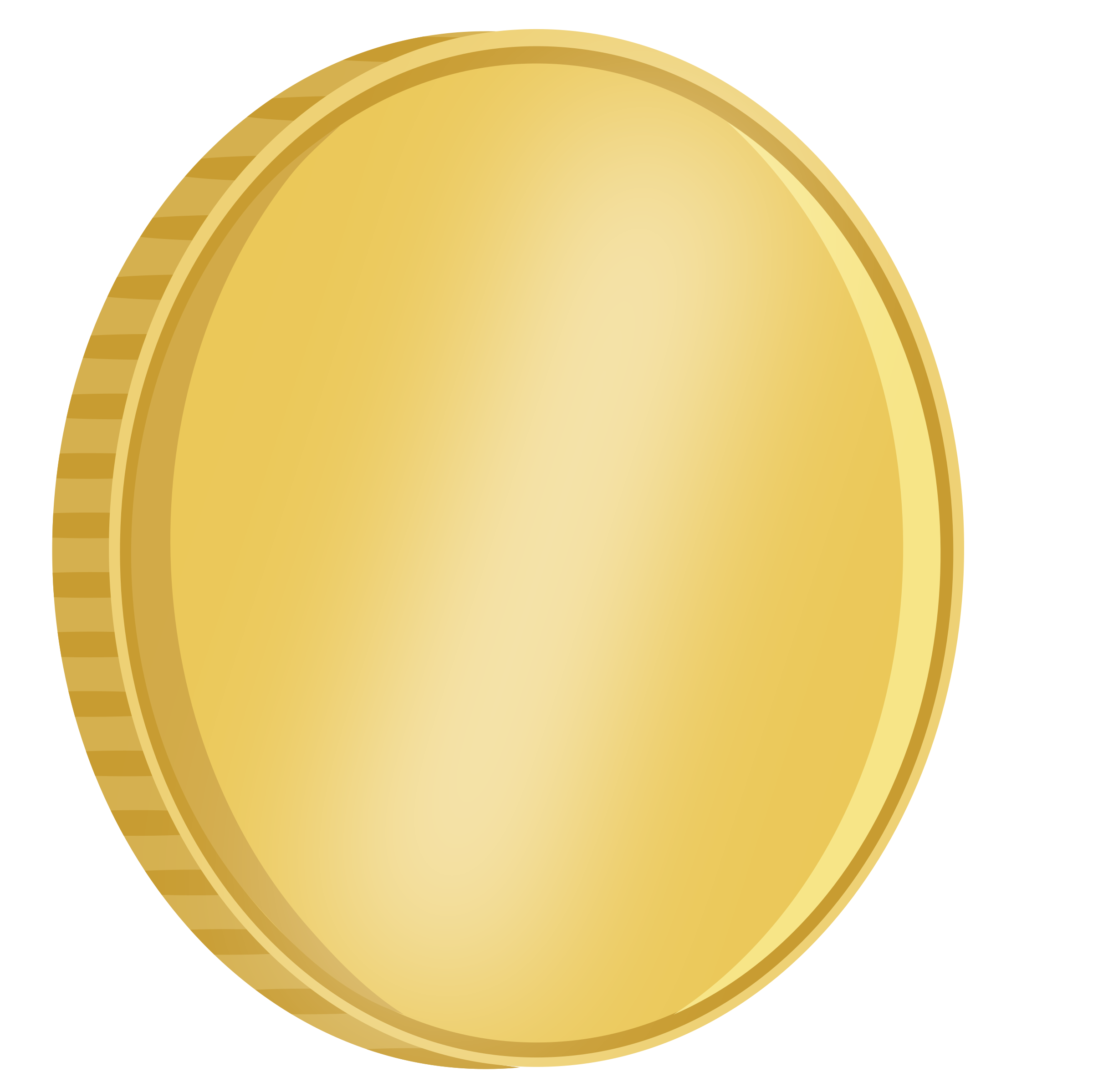Gold Chain and Coin Border - 