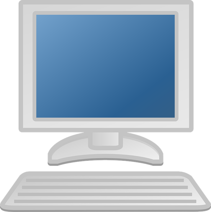 Computerbildschirm PNG Mit Tastatur - 79270