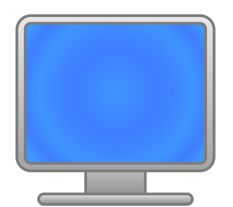 Computerbildschirm PNG Mit Tastatur - 79278
