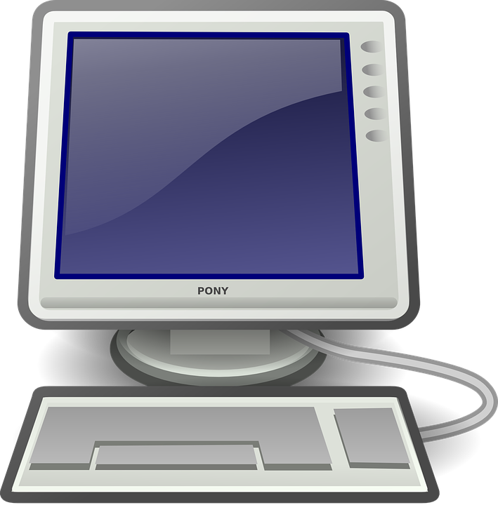 Computerbildschirm PNG Mit Tastatur - 79275