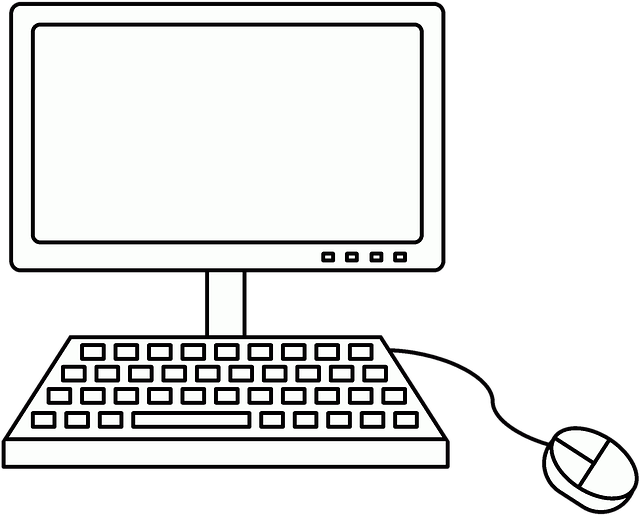 Computerbildschirm PNG Mit Tastatur - 79282