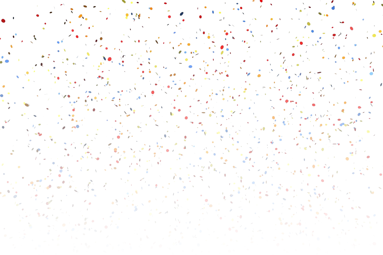 Colourful confetti background